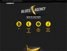 Tablet Screenshot of bluesagency.de